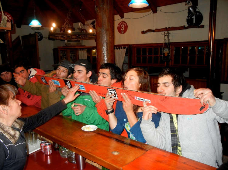 Drunk Skiing Warning Drunk Skiing Warning