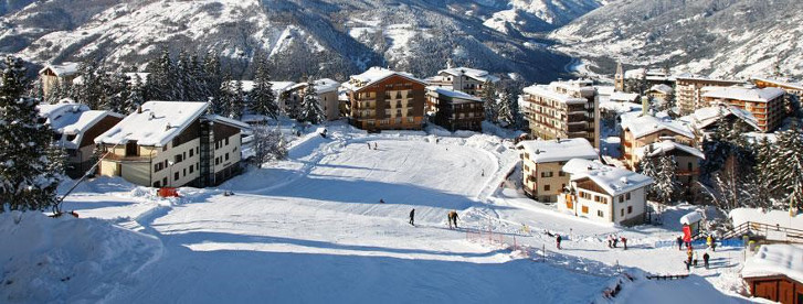 The homeward run back to Sauze d'Oulx after a day skiing the Milky Way Milky Way Ski Deals