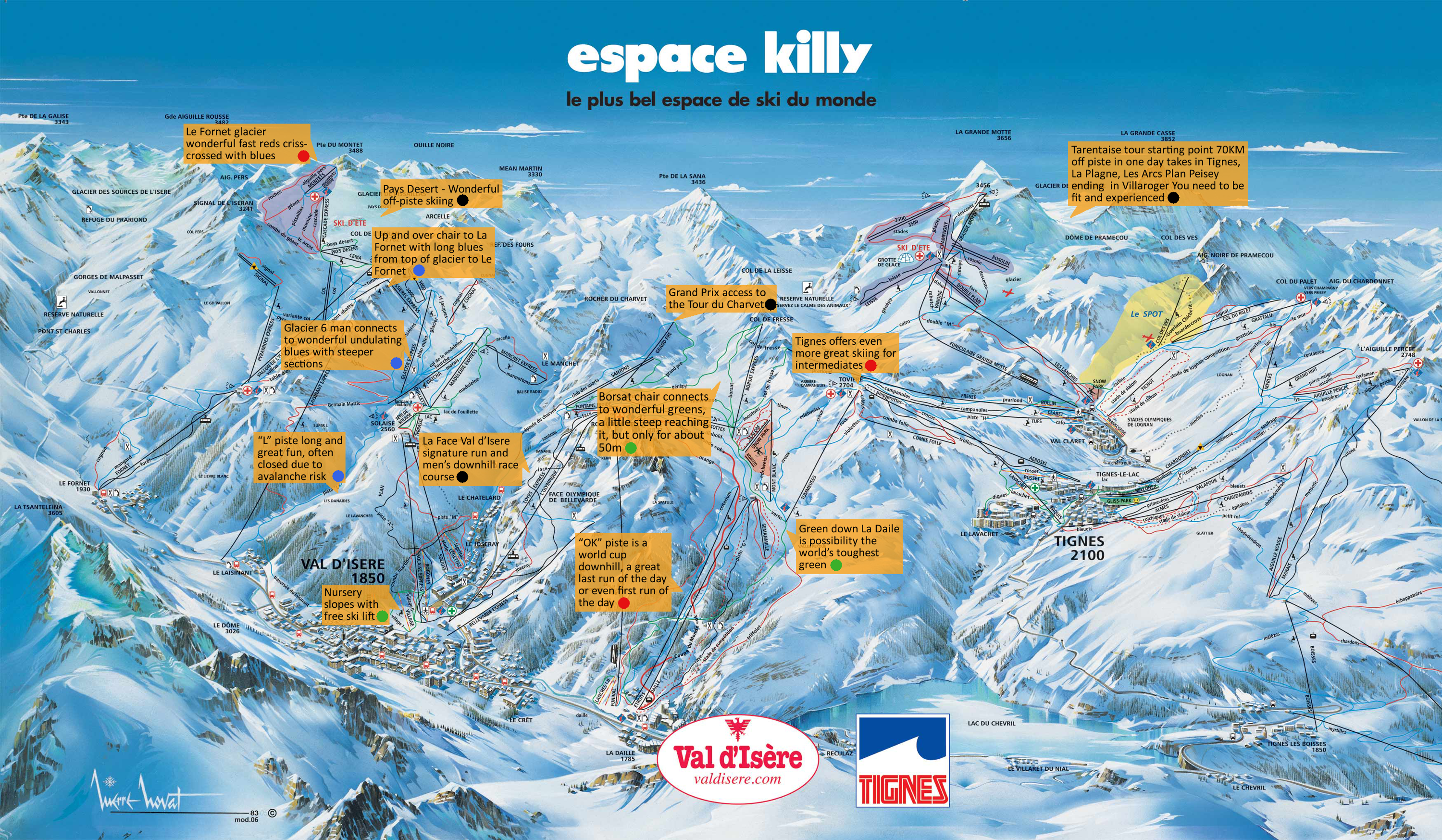 The Best Ski Runs in Val d'Isere | Ski Line