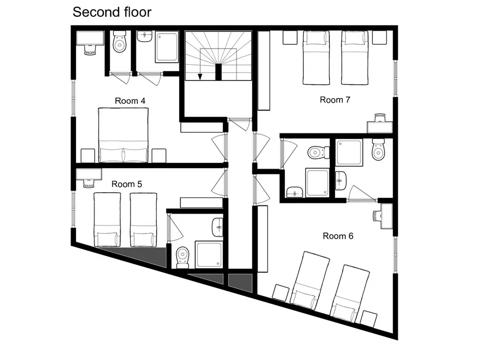Chalet Les Rouses Les Deux-Alpes Floor Plan 1
