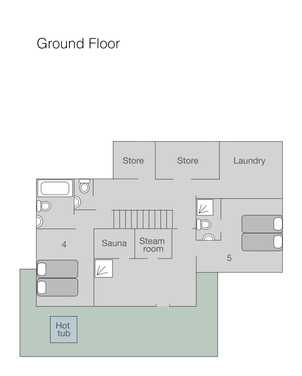 Chalet Les Attela Verbier Floor Plan 3