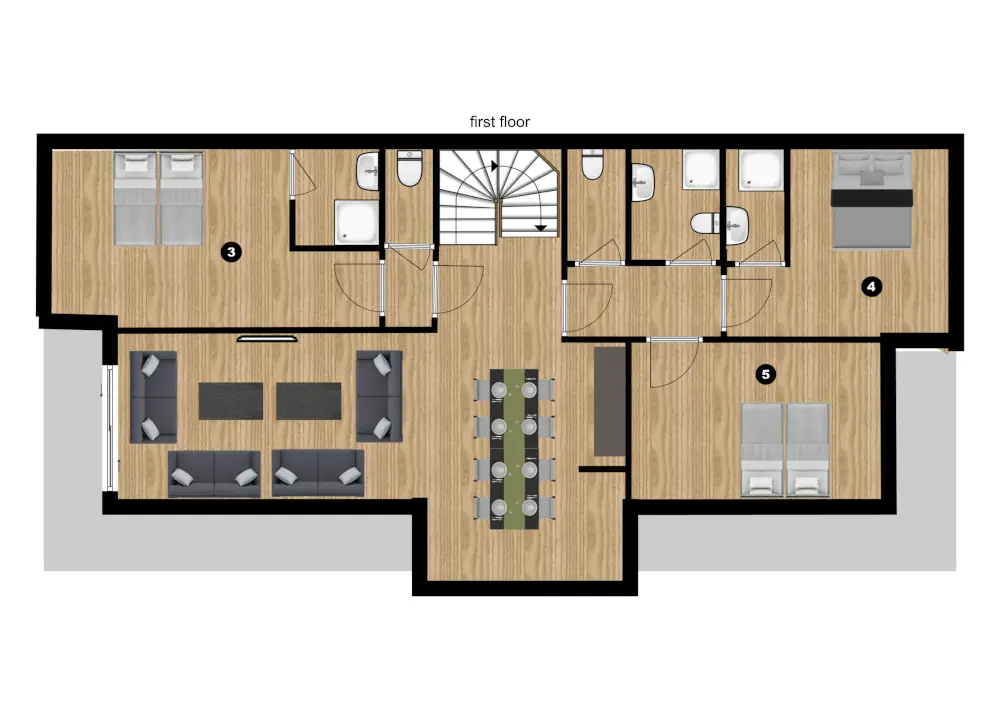 Chalet Alber St Anton Floor Plan 4