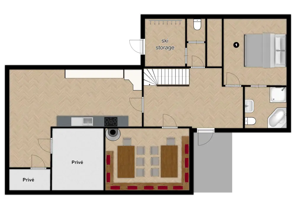 Chalet Dorferhaus Gerlos Floor Plan 3