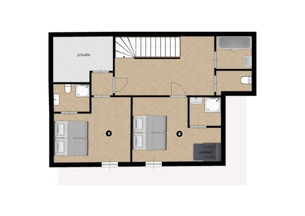 Chalet Dorferhaus Gerlos Floor Plan 1