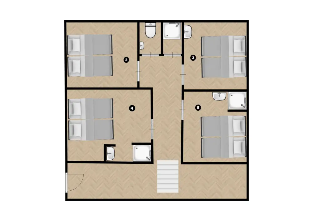 Chalet Pom de Pin Chatel Floor Plan 2