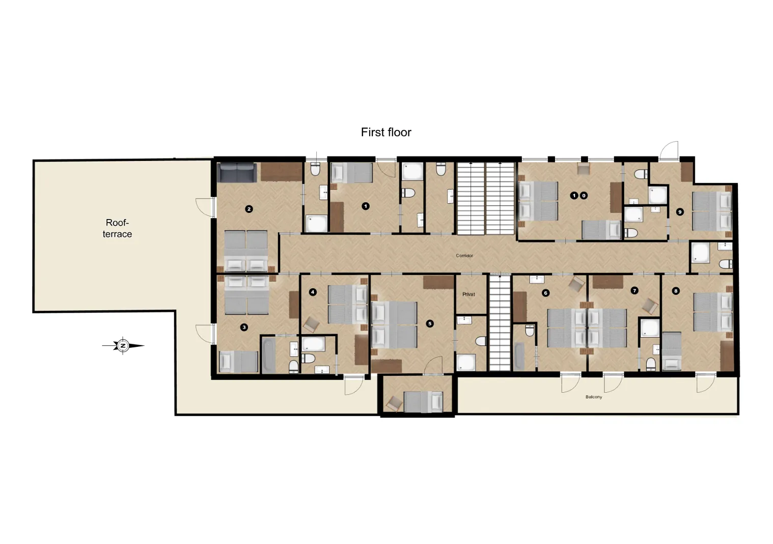 Chalet Ruth Solden Floor Plan 1