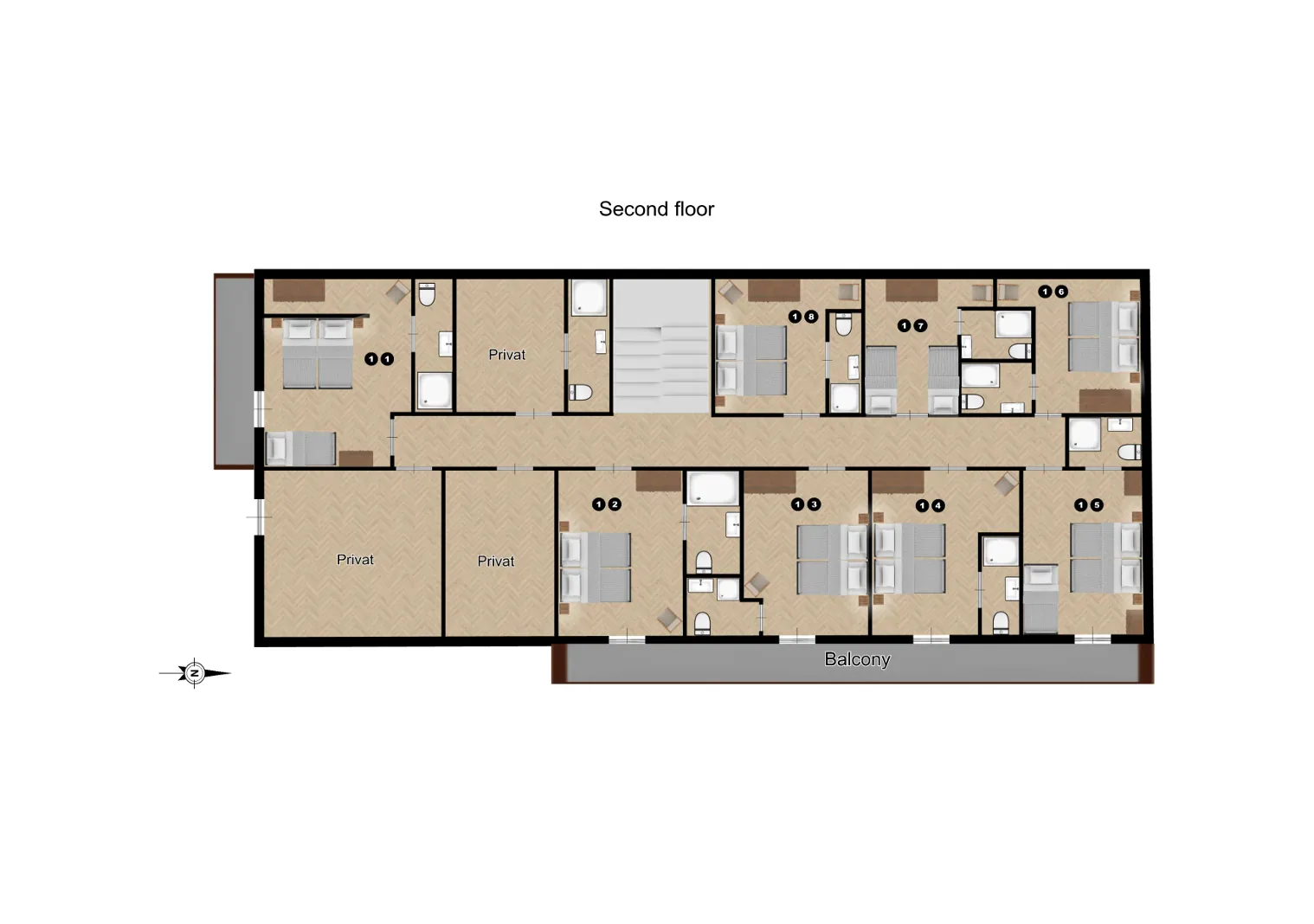 Chalet Ruth Solden Floor Plan 2