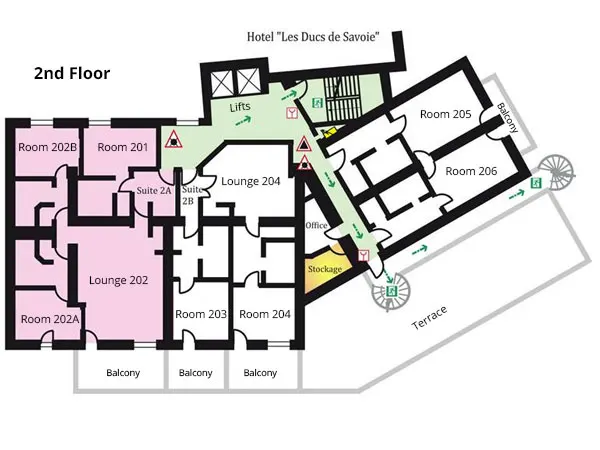 Hotel & Spa Le Savoie Val d’Isere Floor Plan 1
