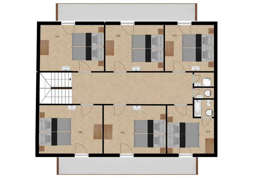 Chalet Raterhof Serfaus Floor Plan 1