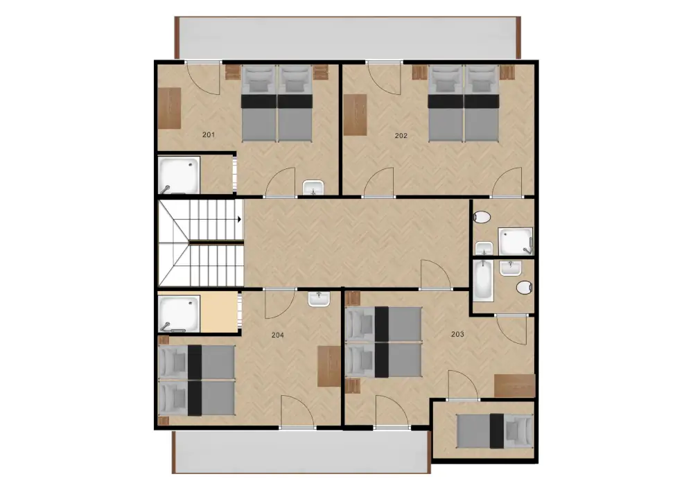 Chalet Raterhof Serfaus Floor Plan 2