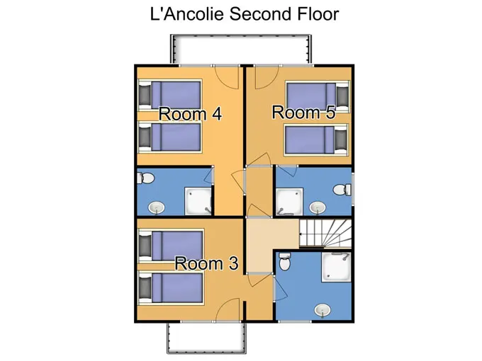 Chalet L’Ancolie Meribel Floor Plan 1