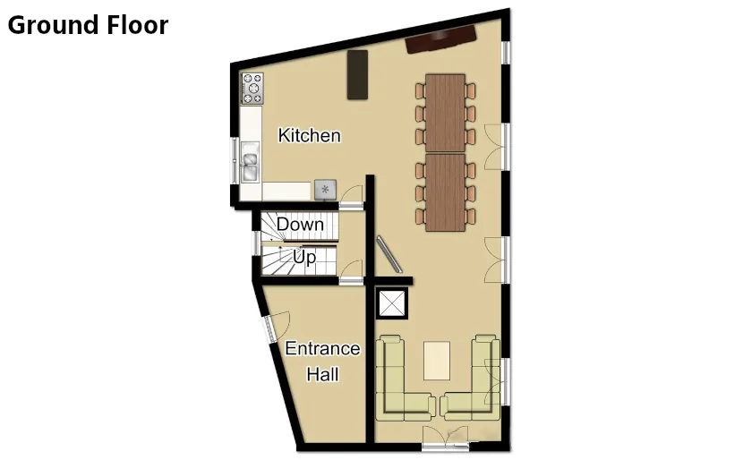 Chalet La Breche Alpe d’Huez Floor Plan 2