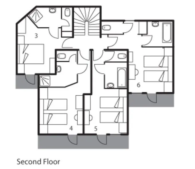 Chalet Le Manoir Alpe d’Huez Floor Plan 2