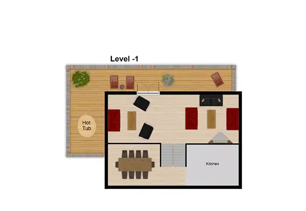 Chalet Indah Tignes Floor Plan 1