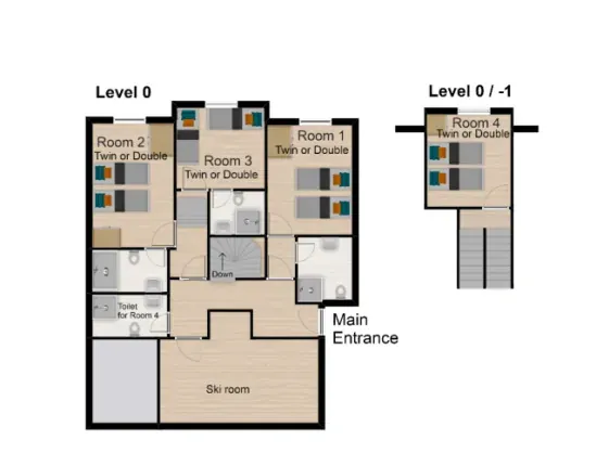 Chalet Indah Tignes Floor Plan 2