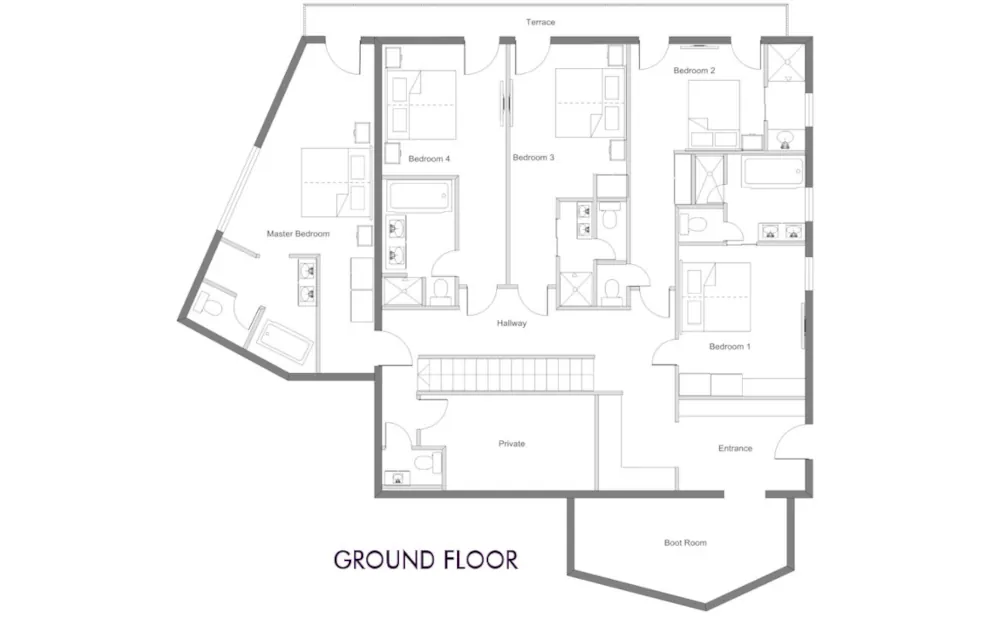 Chalet Inoko Val d’Isere Floor Plan 3