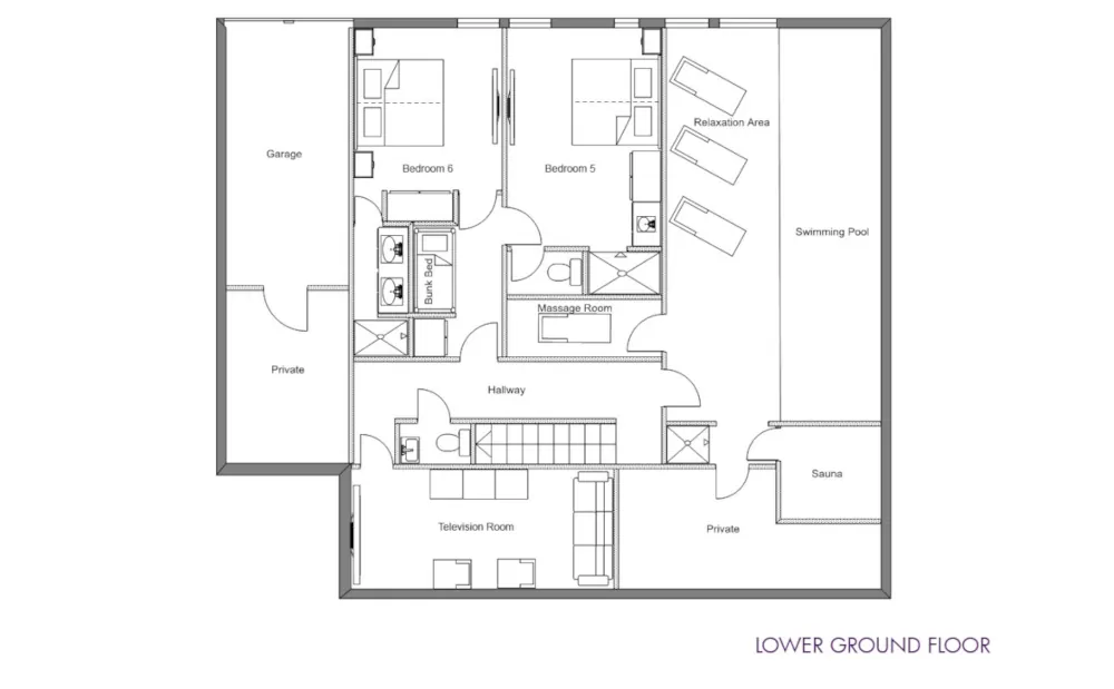 Chalet Inoko Val d’Isere Floor Plan 2