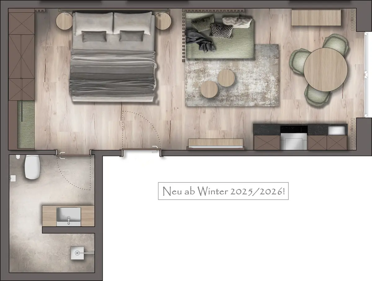 Apart La Vita – Apartment 2 St Anton Floor Plan 1