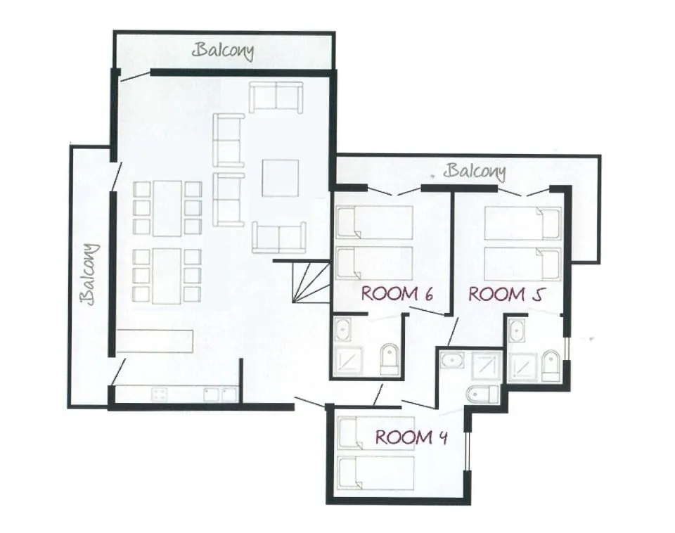 Chalet Pegase Val Thorens Floor Plan 3