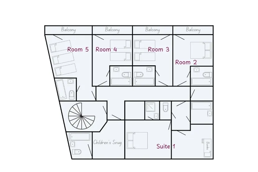 Chalet Corniche Tignes Floor Plan 3