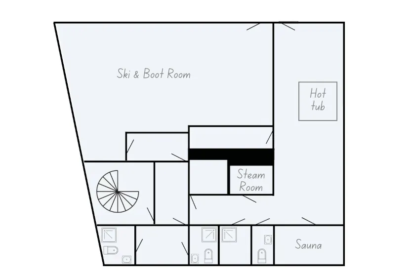 Chalet Corniche Tignes Floor Plan 1