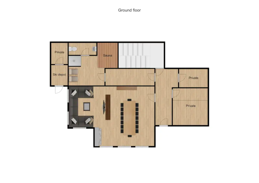 Chalet Crystal St Anton Floor Plan 1