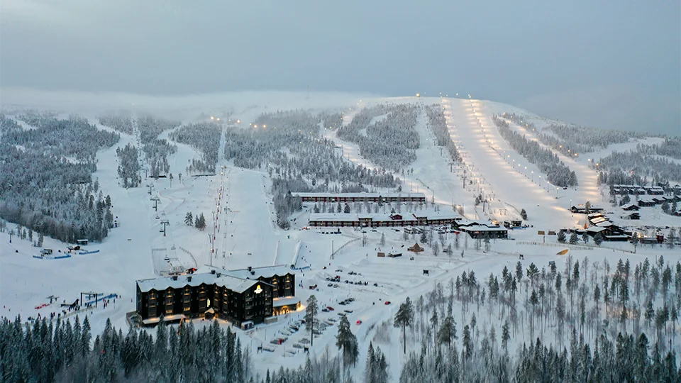 Aerial View - Stoten Ski Holidays Sweden