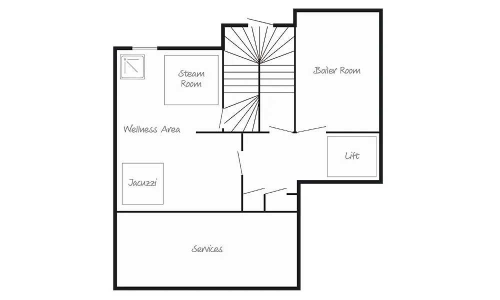 Chalet Appaloosa (Family) Val d’Isere Floor Plan 1