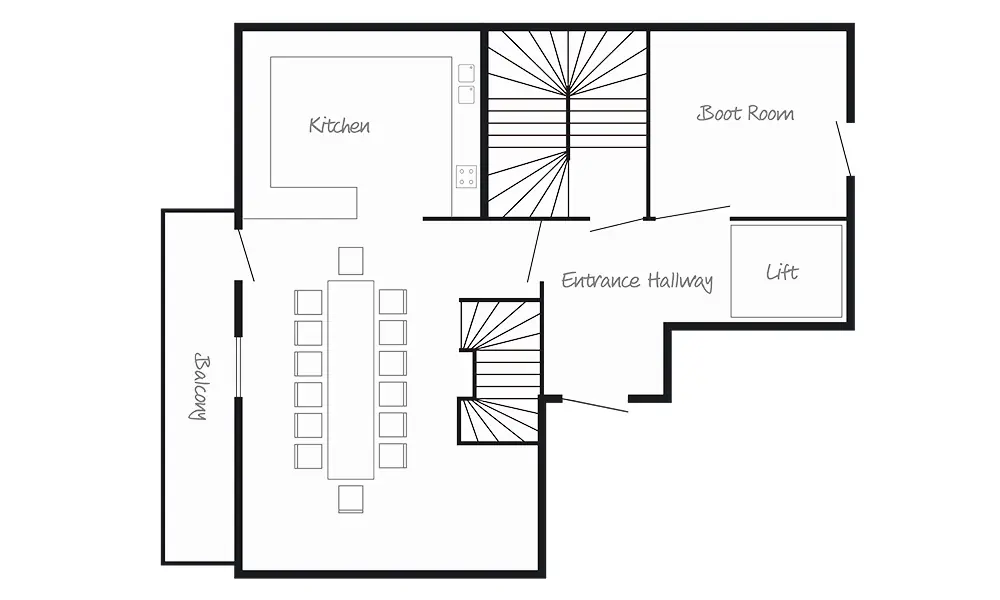 Chalet Appaloosa (Family) Val d’Isere Floor Plan 4
