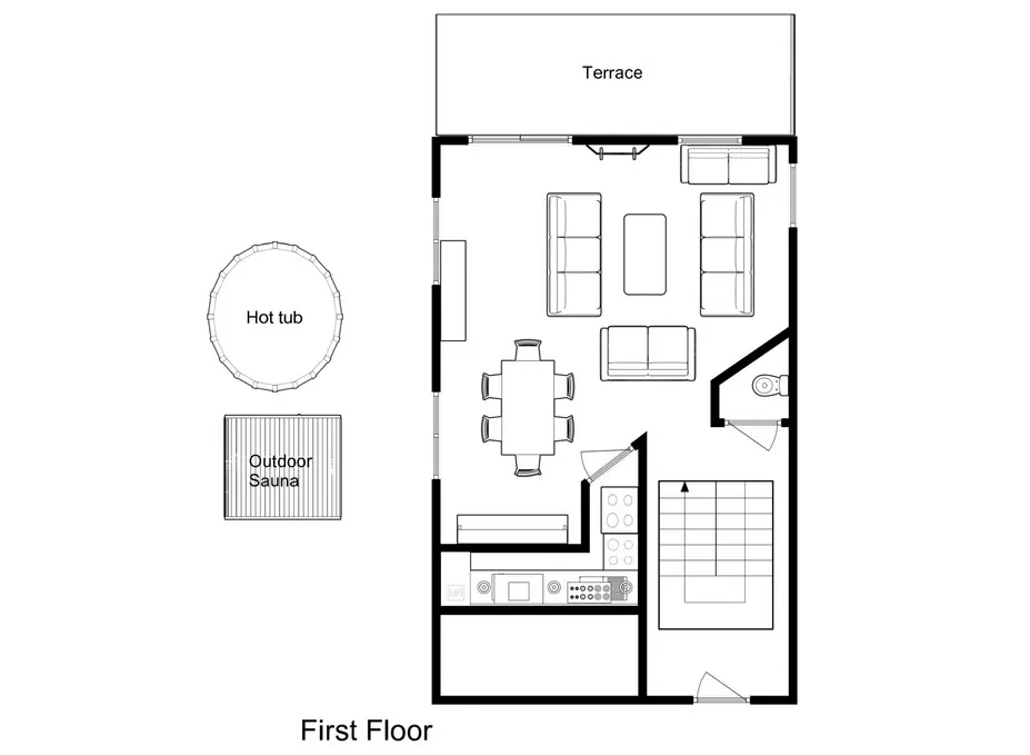 Chalet Marilaine Meribel Floor Plan 2