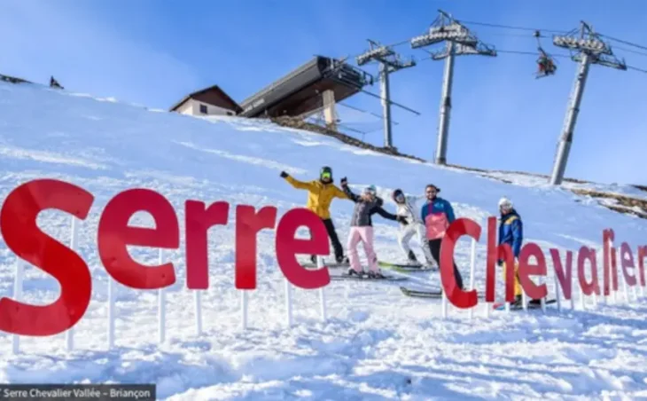Skiing in Serre Chevalier