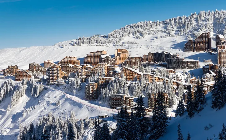 The purpose built ski resort of Avoriaz