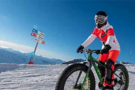 Snow MTB in Val Thorens