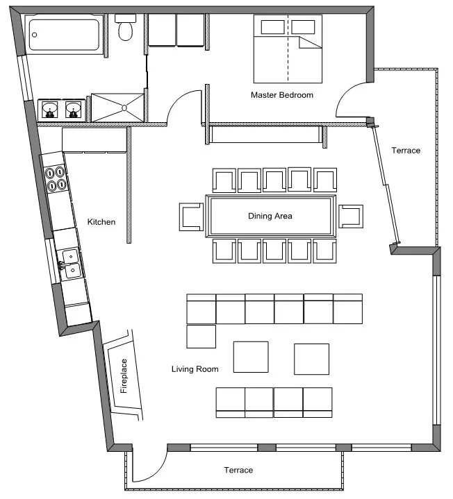 Chalet Cervinia Val d’Isere Floor Plan 2