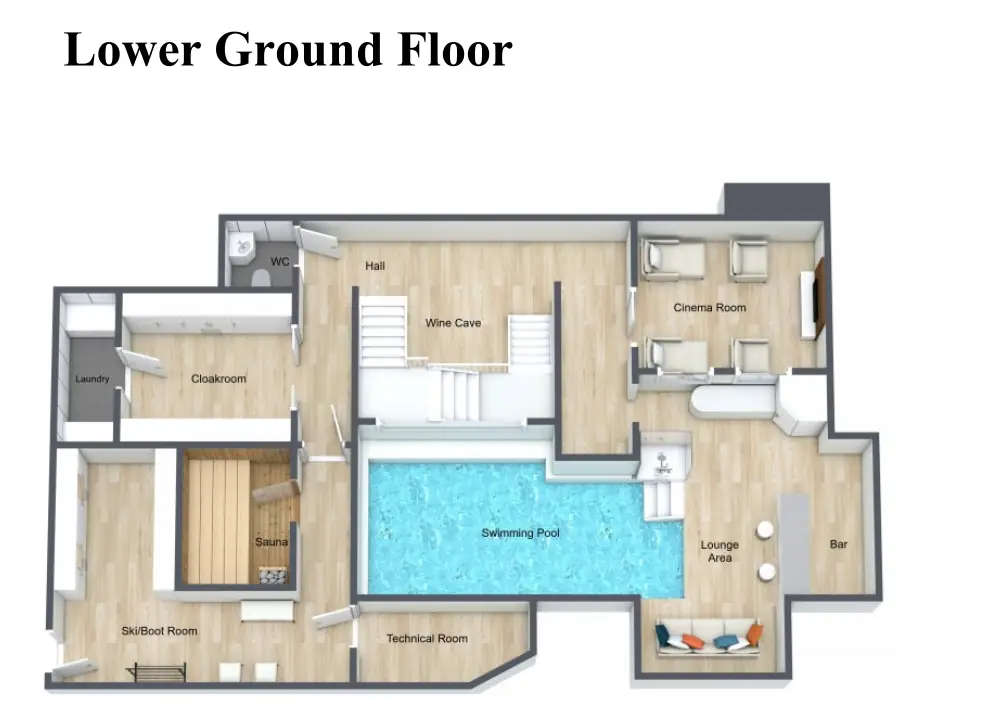 Chalet Carat Courchevel Floor Plan 2