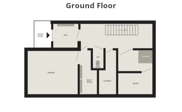 Chalet Aralia (Catered) St-Martin-de-Belleville Floor Plan 1