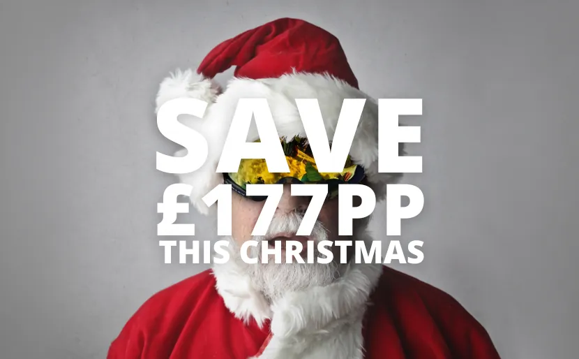 Save £177pp This Christmas