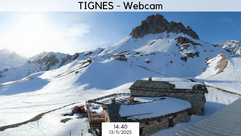 Tignes Webcam 12th Nov 2025