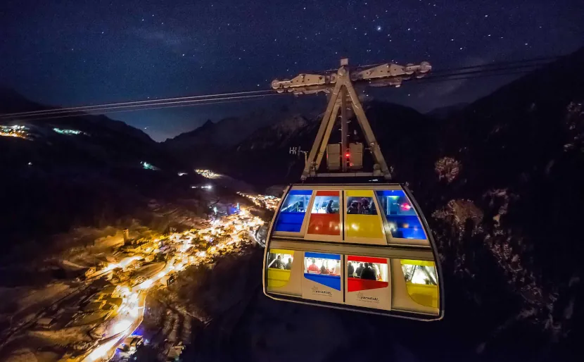 Vanoise Express at night