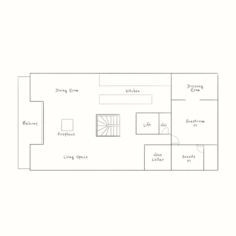 Chalet Ruisseau Meribel Floor Plan 1
