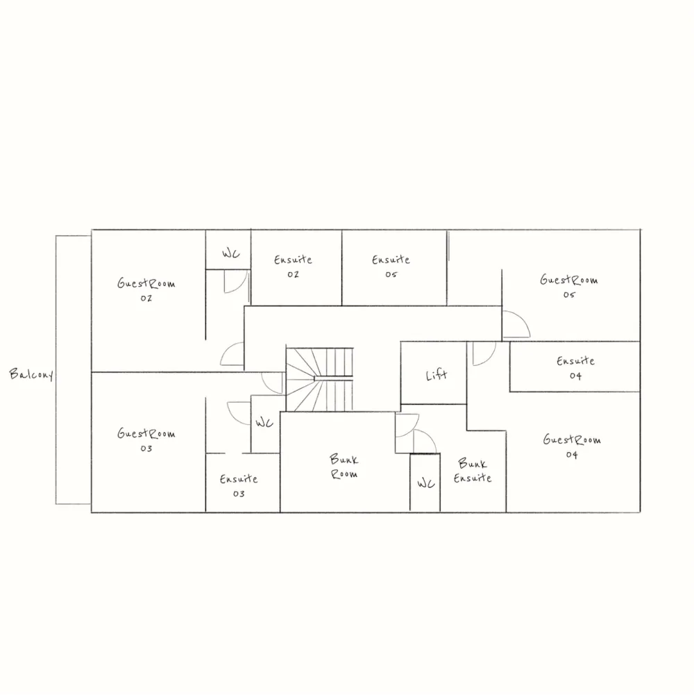 Chalet Ruisseau Meribel Floor Plan 2