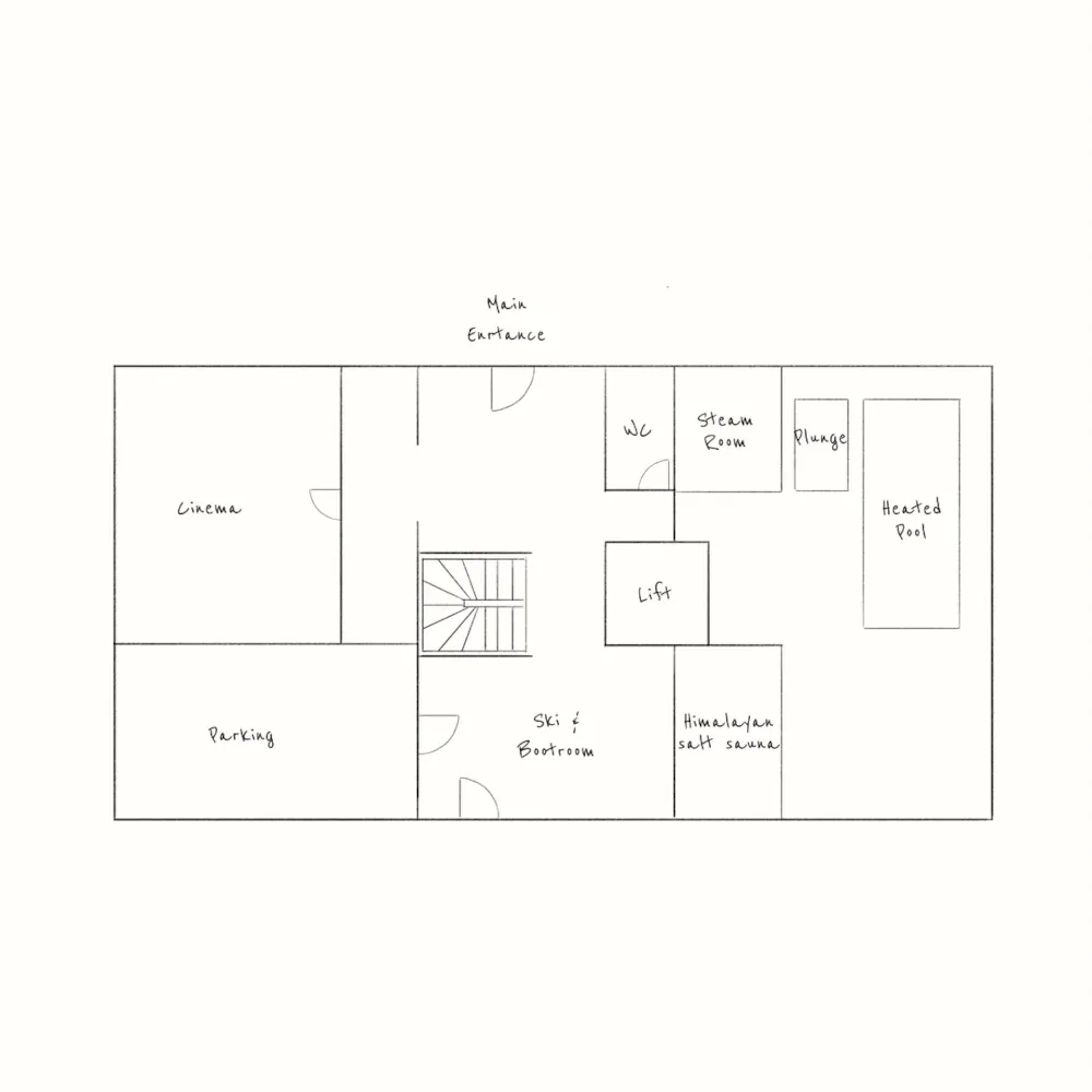 Chalet Ruisseau Meribel Floor Plan 3