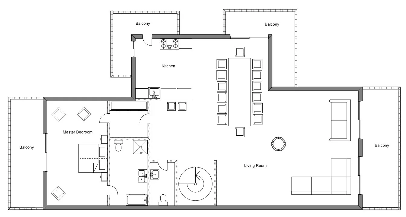 Chalet Pierre Meribel Floor Plan 1