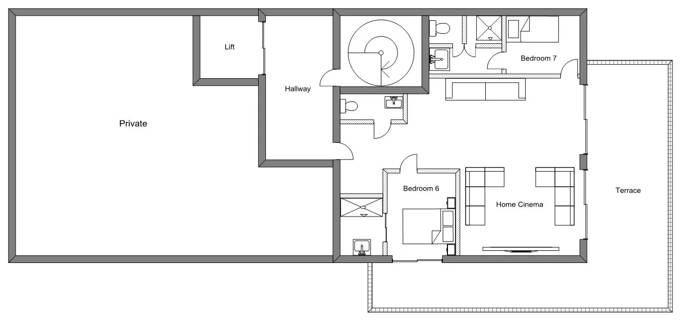 Chalet Pierre Meribel Floor Plan 3