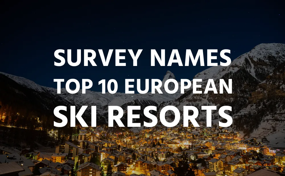 Survey Names Top 10 European Ski Resorts