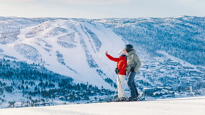 Skiing and Views - Geilo Ski Resort Norway