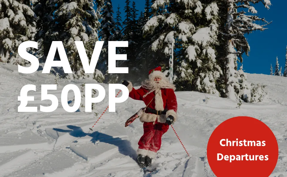 Save £50pp Christmas departures