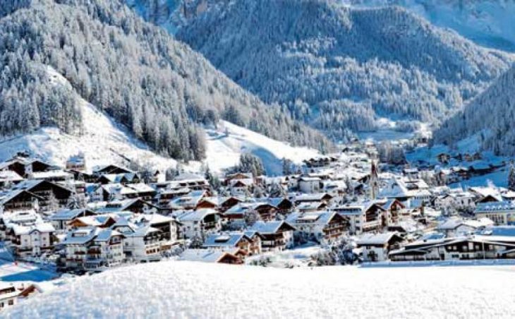 St Cristina ski resort in Italy