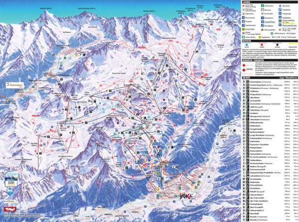 Ischgl Piste Map