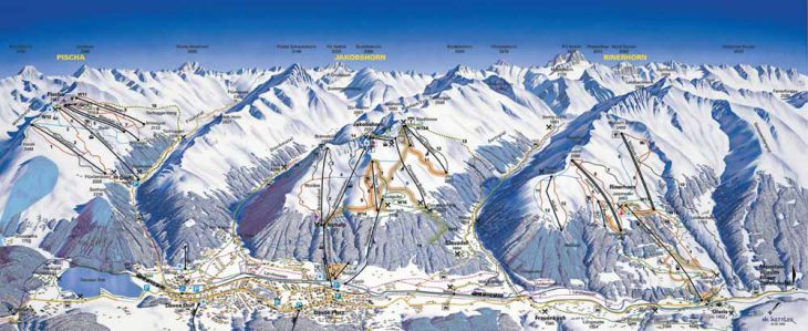 Klosters Piste Map